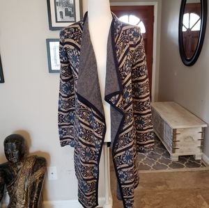 Lucky brand midi length sweater wrap